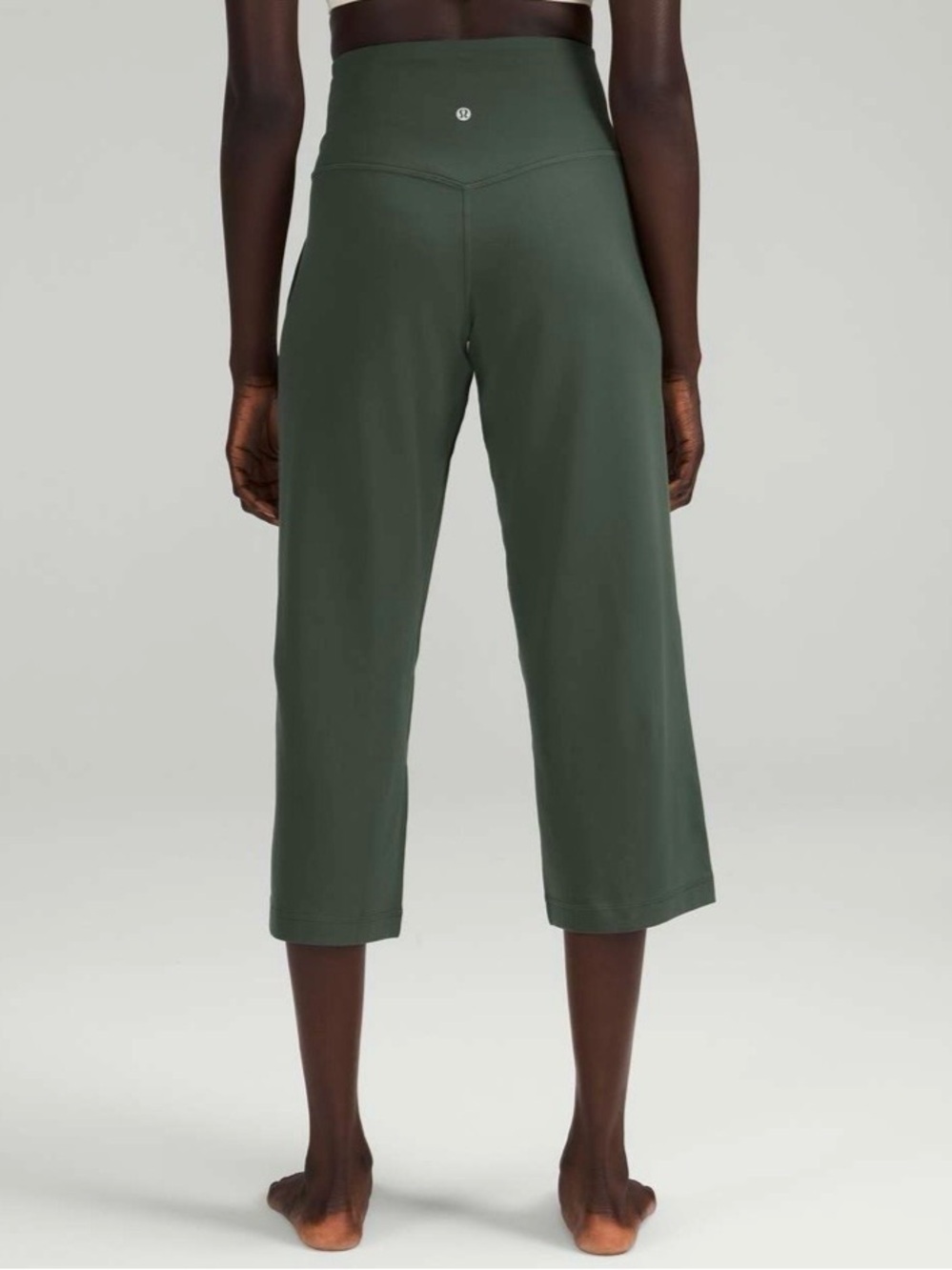 Lululemon Align High-Rise Wide Leg Crop 23" | Size: 8 | Smoked Spruce